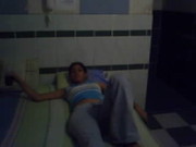 Jovencita peruana calateandose para su gil