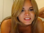 La mejor Shemale rubia en Webcam con su amante